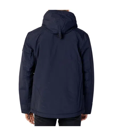 Napapijri Long-sleeved Pullover Jacket In Blue