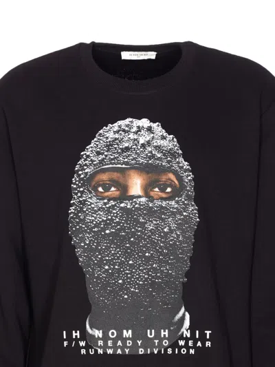 Ih Nom Uh Nit Mash Printed Crewneck Sweatshirt In Black