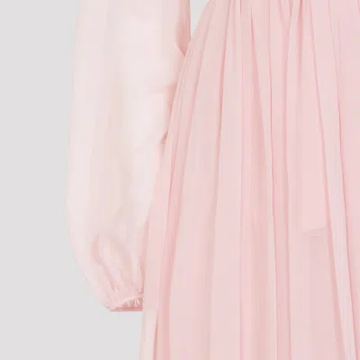 Giambattista Valli Lace V-neck Maxi Dress In Pink
