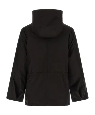 Yves Salomon Technical Black 2-in-1 Parka With Removable Mink Fur Lining In Black
