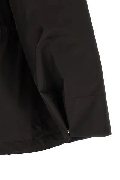 Yves Salomon Technical Black 2-in-1 Parka With Removable Mink Fur Lining In Black