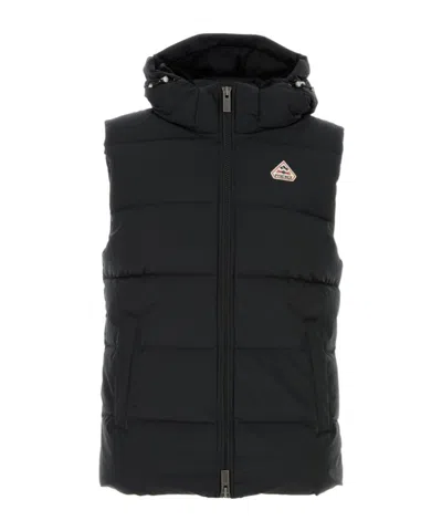 Pyrenex Black Polyester Spoutnic Sleeveless Down Jacket In Black