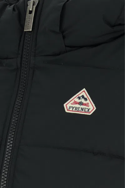Pyrenex Black Polyester Spoutnic Sleeveless Down Jacket In Black