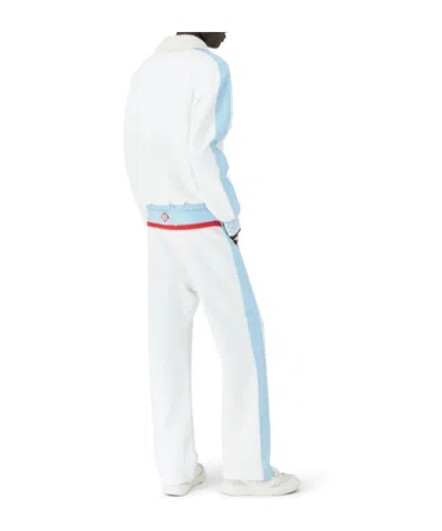 Casablanca Logo Patch Casual Jacket In White