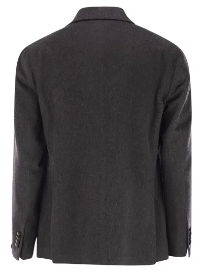 Tagliatore Two-button Patch Pocket Jacket In Black