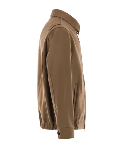 Palto' Paltò Vieri Bomber Jacket In Brown