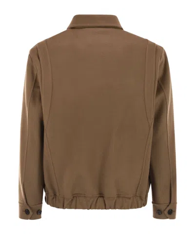 Palto' Paltò Vieri Bomber Jacket In Brown