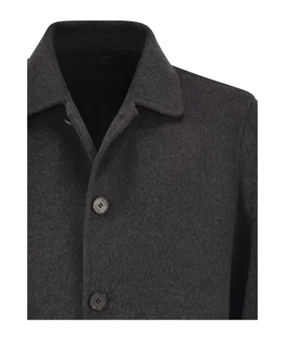 Palto' Paltò Alfredo Single Breasted Coat In Black