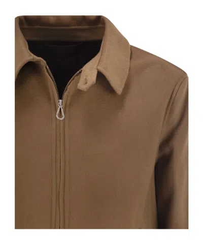 Palto' Paltò Vieri Bomber Jacket In Brown