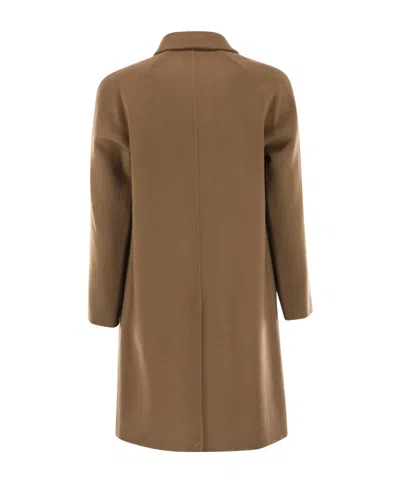 Palto' Paltò Maurilio Raglan Sleeve Coat In Brown