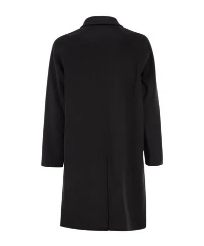 Palto' Paltò Maurilio Raglan Sleeve Coat In Black