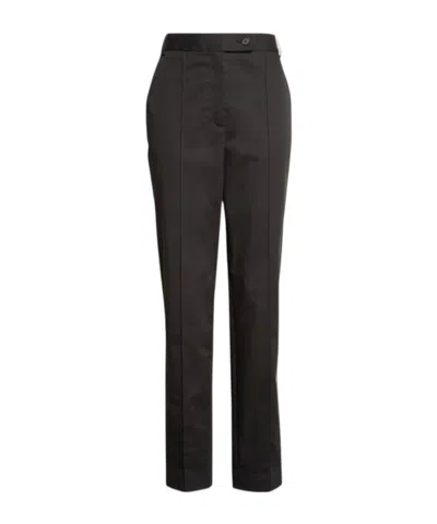 Partow Belt Loops Casual Pants In Black