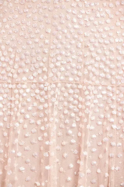 Needle & Thread Cascade Sequin-embellishment Midi Dress In Neutral