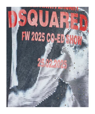 Dsquared2 Crew Neck T-shirt In Blue