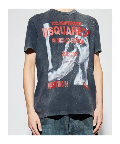 Dsquared2 Crew Neck T-shirt In Blue