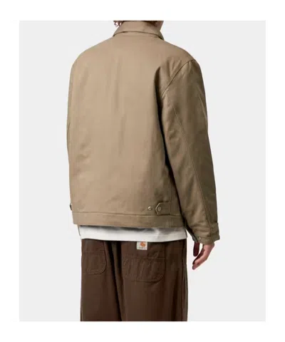 Carhartt Wip Zip-front Jacket In Brown