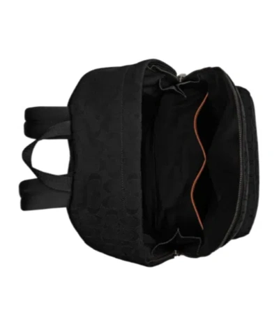 Coach Monogram-pattern Backpack In Black