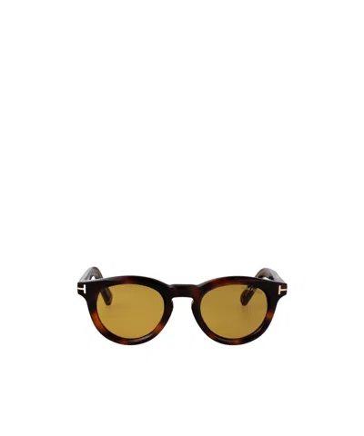 Tom Ford Tortoiseshell-effect Sunglasses In Brown