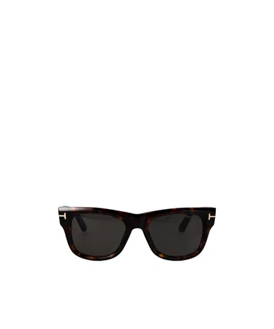 Tom Ford Eyewear Square Frame Sunglasses In Brown