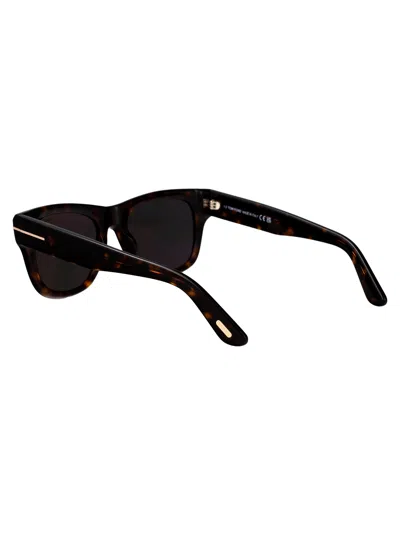 Tom Ford Eyewear Square Frame Sunglasses In Brown