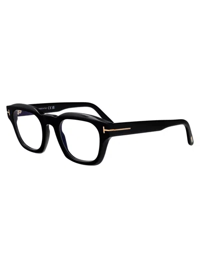 Tom Ford Eyewear Square Frame Glasses In Black