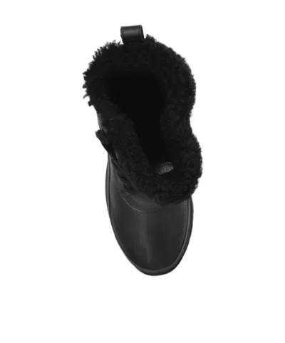 Canada Goose Platform Ankle Boots In Black