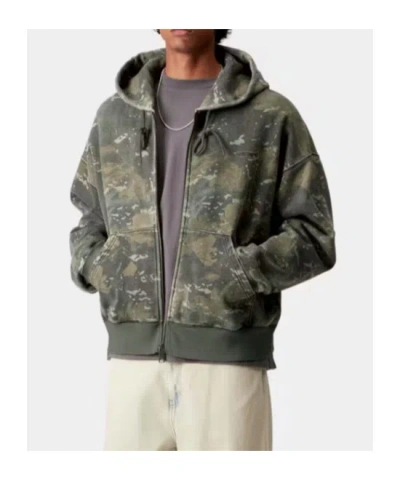 Carhartt Hooded Benton Sweat Jacket In Black