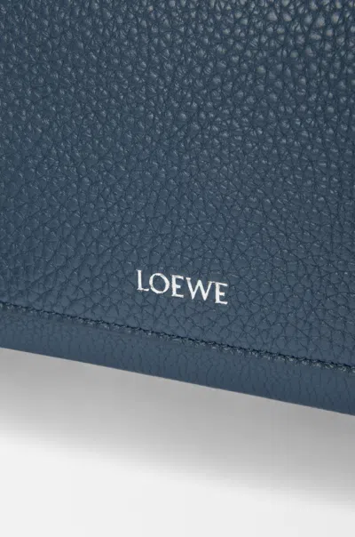 Loewe Zipper Shoulder Bag In Blue