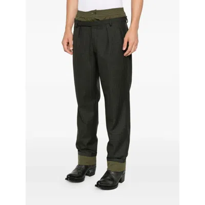 Prada Belt Loop Casual Pants In Black