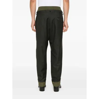 Prada Belt Loop Casual Pants In Black