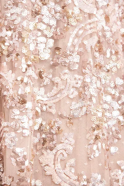 Needle & Thread One-shoulder Bow-detail Midi Dress In Pink