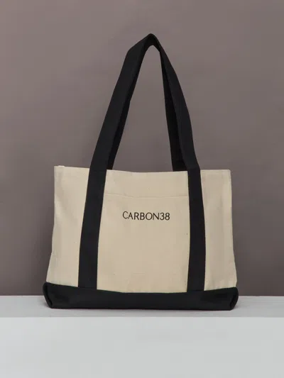 Carbon38 Branded Tote In Multi