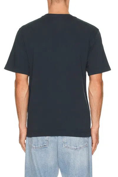 Agolde Asha Oversize Mock Neck T-shirt In Blue