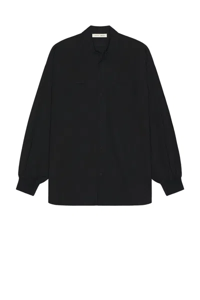 Essentials Oxford Shirt In Black