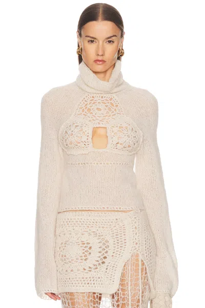 Karen Arcanjo Anja Sweater In White