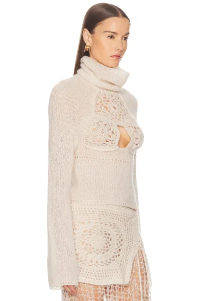 Karen Arcanjo Anja Sweater In White