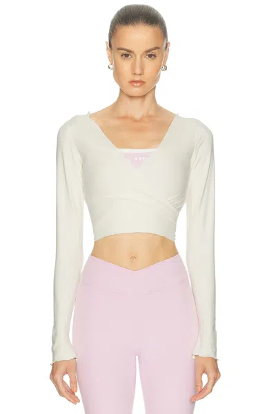 437 The Wrap Top In White