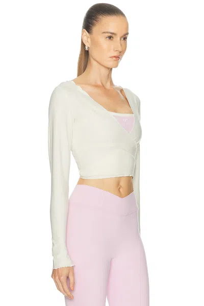 437 The Wrap Top In White