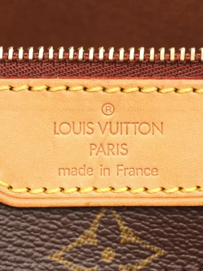 Pre-owned Louis Vuitton 2003 Monogram Cabas Alto Tote Bag In Brown