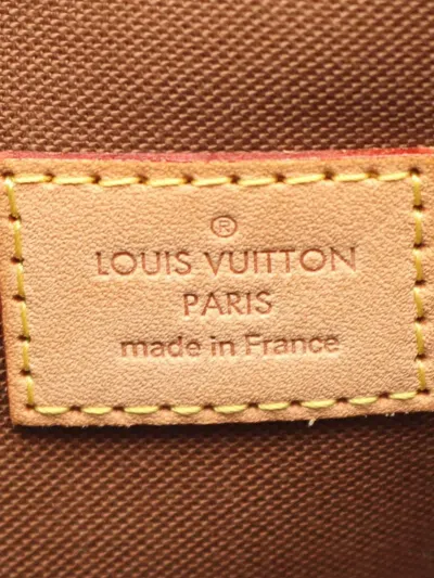 Pre-owned Louis Vuitton 2008 Monogram Cabas Beaubourg Tote Bag In Brown