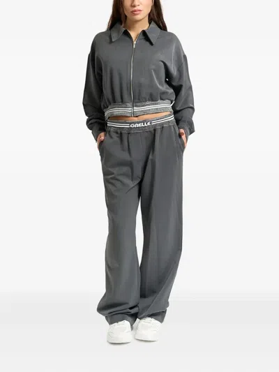 Gaëlle Elasticated-waistband Trousers In Gray