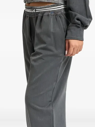Gaëlle Elasticated-waistband Trousers In Gray