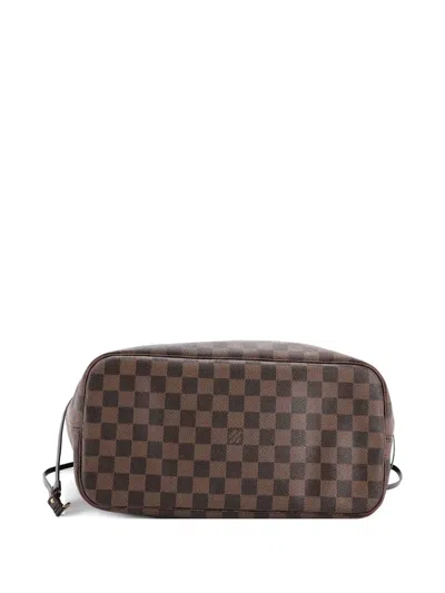 Pre-owned Louis Vuitton Neverfull Nm Damier Mm Tote Bag In Brown