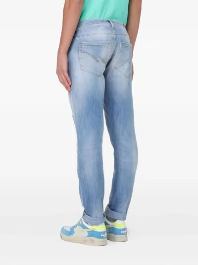 Dondup George Distressed-effect Jeans In Blue