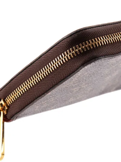 Pre-owned Louis Vuitton Zippy Wallet Monogram Canvas Small Wallets In Brown