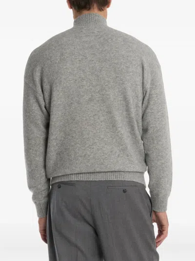Laneus High-neck Sweater In Gray