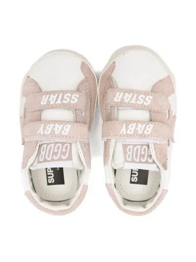 Golden Goose Baby School Star-appliqué Sneakers In White
