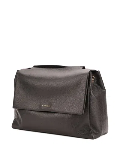 Orciani Sveva Tote Bag In Brown
