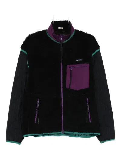 Khoki Panelled Jacket In Black