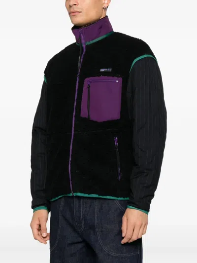 Khoki Panelled Jacket In Black